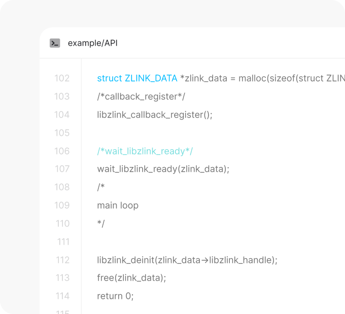 libzlink SDK